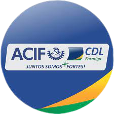 Logotipo ACIF CDL Formiga, cliente da T&C Engenharia